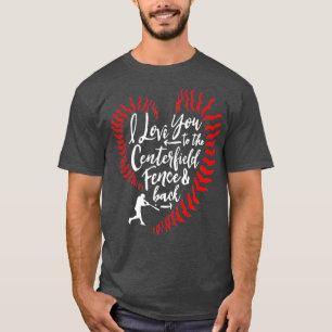 Ich Liebe dich zurück zum zentralen Feld T-Shirt