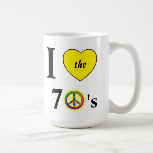 Ich Liebe die 70er Jahre Kaffeetasse