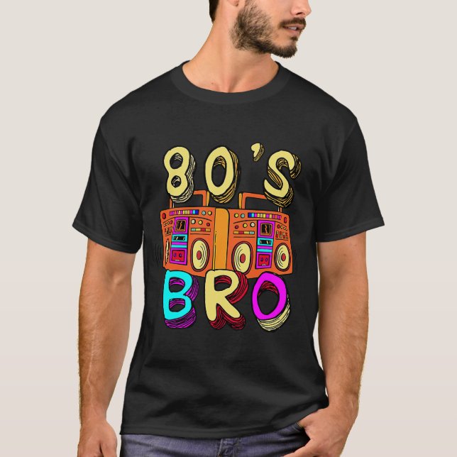 Ich Liebe die 80er Bro Retro 80er Girl Costume Men T-Shirt (Vorderseite)