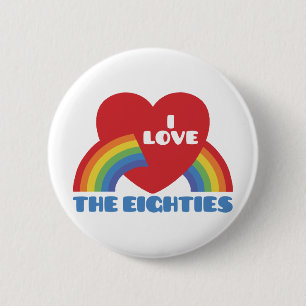 Ich liebe die 80er button