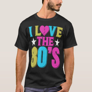 Ich Liebe die 80er Jahre 1980 Retro Vintag T-Shirt