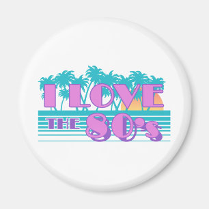 Ich liebe die 80er magnet