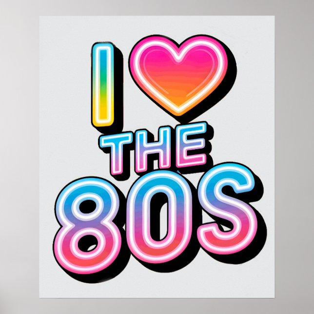ich liebe die 80er poster (Vorne)