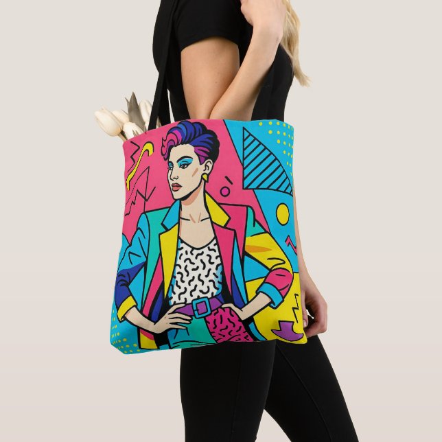 "Ich liebe die 80er" Retro-Tasche (Von Nahem)