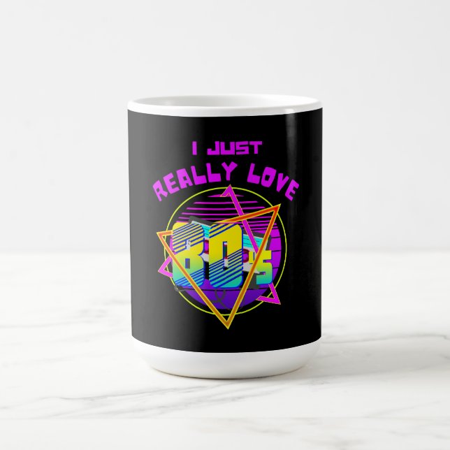 ICH LIEBE DIE 80ER SEHR KAFFEETASSE (Mittel)