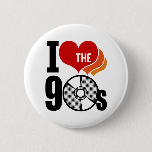 Ich liebe die 90er button (Vorderseite)