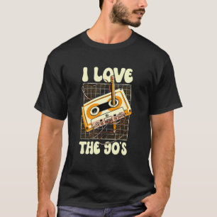 Ich liebe die 90er Neunziger Jahrzehnt 1990 Vintag T-Shirt