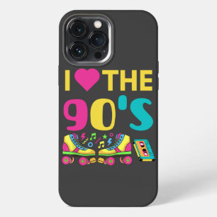 Ich liebe die 90er, vintage retro 90er Outfit iPhone 13 Pro Max Hülle