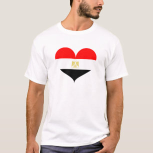 Ich liebe die ägyptische Flagge T-Shirt