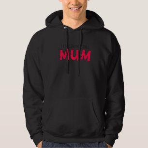 Ich Liebe, die als Muttertag 2022 "Mama Happy Moth Hoodie