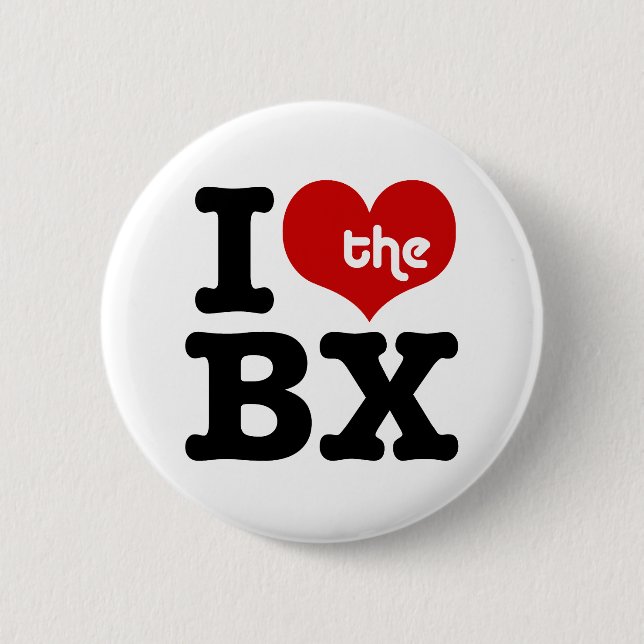 Ich Liebe die Bronx Button (Vorderseite)