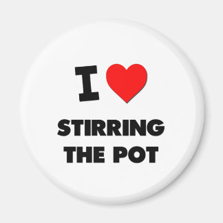 Ich Liebe, die den Pot antreibt Magnet