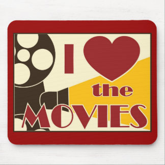 Ich liebe die Filme Mousepad