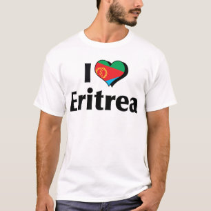 Ich liebe die Flagge Eritreas T-Shirt