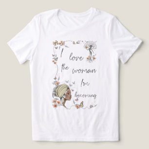 Ich liebe die Frau, die ich werde. Geschenk zur Se Tri-Blend Shirt