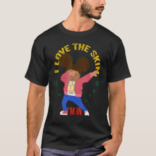 Ich Liebe die Haut im Dabbing Black Queen Girls Ju T-Shirt