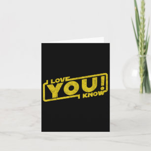 Ich Liebe, die ich kenne - Geschenk von Blockbuste Karte