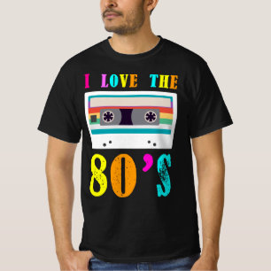 Ich Liebe die leuchtenden Neonfarben der 80er Jahr T-Shirt