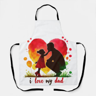 Ich Liebe die Liebe meines Vaters, der Tochter mei Schürze