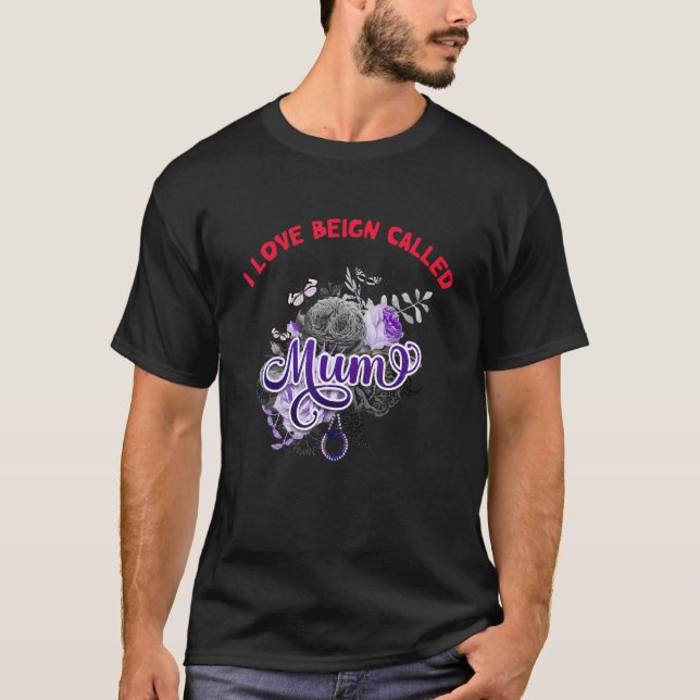 Ich Liebe, die Mama Happy Mother's Day 2022 Fl. T-Shirt (Vorderseite)