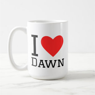 Ich liebe die Morgendämmerung Kaffeetasse