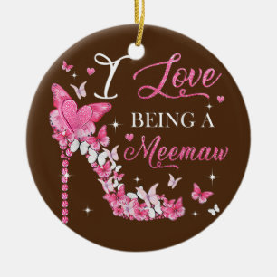 Ich Liebe, die Mutter von den Schmetterlingen der  Keramik Ornament