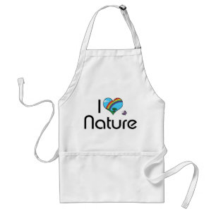 Ich liebe die Natur Schürze