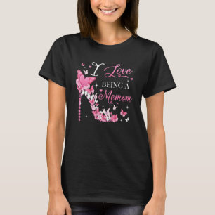 Ich Liebe, die Schmetterlinge der Mutter von Memom T-Shirt