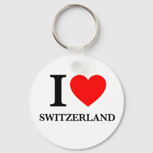 Ich liebe die Schweiz Schlüsselanhänger