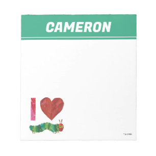 Ich Liebe die sehr hungrige Raupe Notizblock