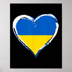 Ich liebe die Ukraine - Steh mit der Ukraine - Ukr Poster