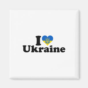Ich liebe die Ukraine Ukrainischer Stolz Wurzeln U Magnet