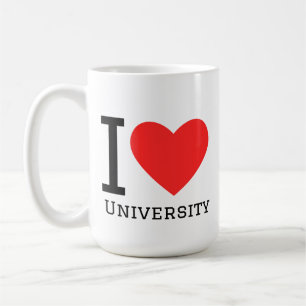 Ich liebe die Universität Kaffeetasse