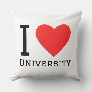 Ich liebe die Universität  Kissen