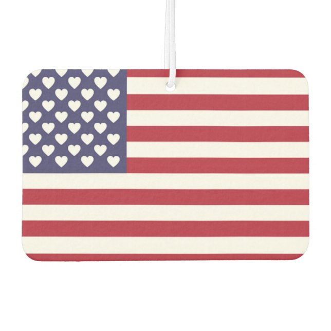 ICH LIEBE DIE USA AUTOLUFTERFRISCHER (Vorderseite)