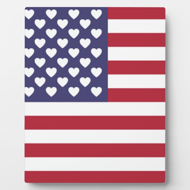 ICH LIEBE DIE USA FOTOPLATTE (Vorderseite)