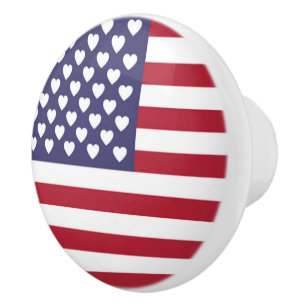 ICH LIEBE DIE USA KERAMIKKNAUF