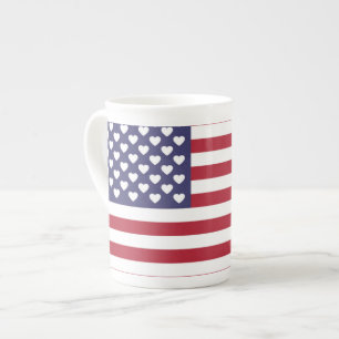 ICH LIEBE DIE USA PROZELLANTASSE