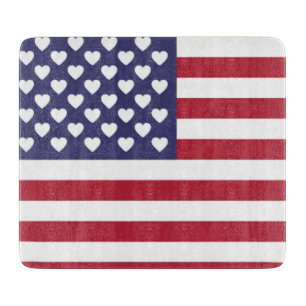 ICH LIEBE DIE USA SCHNEIDEBRETT