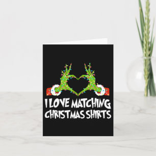 Ich Liebe, die Weihnachts-Shirts passt, aber ich k Karte
