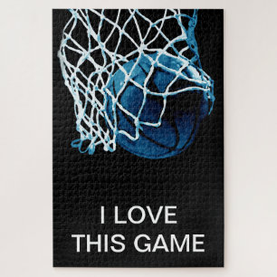 Ich Liebe Dieses Spiel Basketball Kunstsport Puzzle