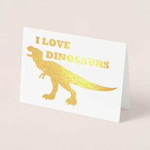 Ich Liebe Dinosaurier! Folienkarte