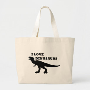 Ich Liebe Dinosaurier! Jumbo Stoffbeutel