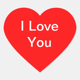 Ich Liebe dir Aufkleber