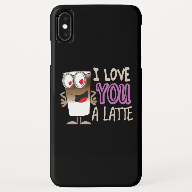 Ich Liebe dir ein Latte Case-Mate iPhone Hülle (Rückseite)