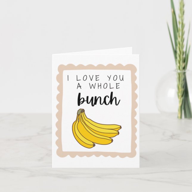 Ich Liebe dir eine ganze Hakenkarte Dankeskarte (Vorderseite)