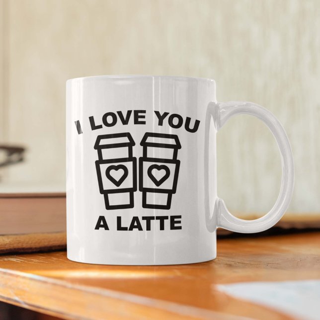 Ich Liebe dir eine letzte Zwei-Tonen-Kaffee-Tasse Kaffeetasse (Von Creator hochgeladen)