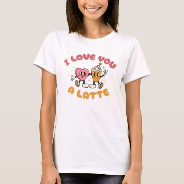 Ich Liebe dir einen Latein T-Shirt (Vorderseite)