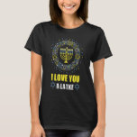 Ich Liebe dir einen Latke jüdischen Pub Hanukkah C T-Shirt<br><div class="desc">Ich Liebe dir einen Latke jüdischen Pub Hanukkah Chanukah</div>