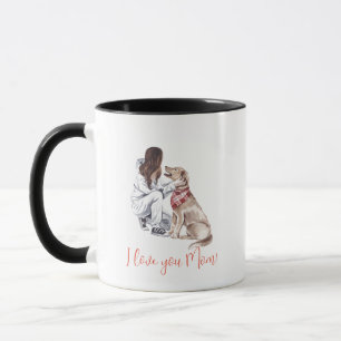 "Ich Liebe dir Mama!" Hunde-Mama Tasse